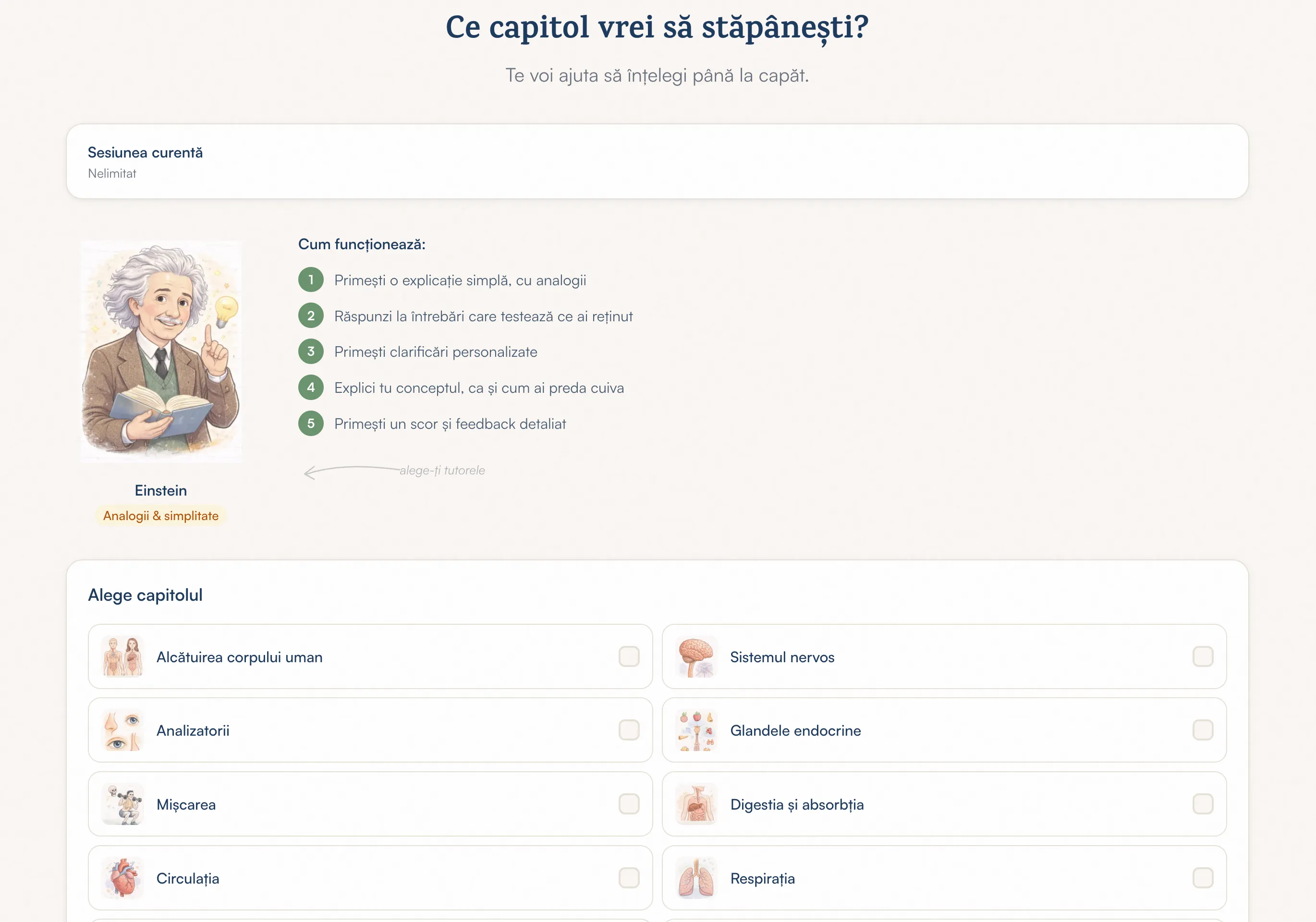 Captură de ecran Maestru — Dovedești că știi, explicând materia.